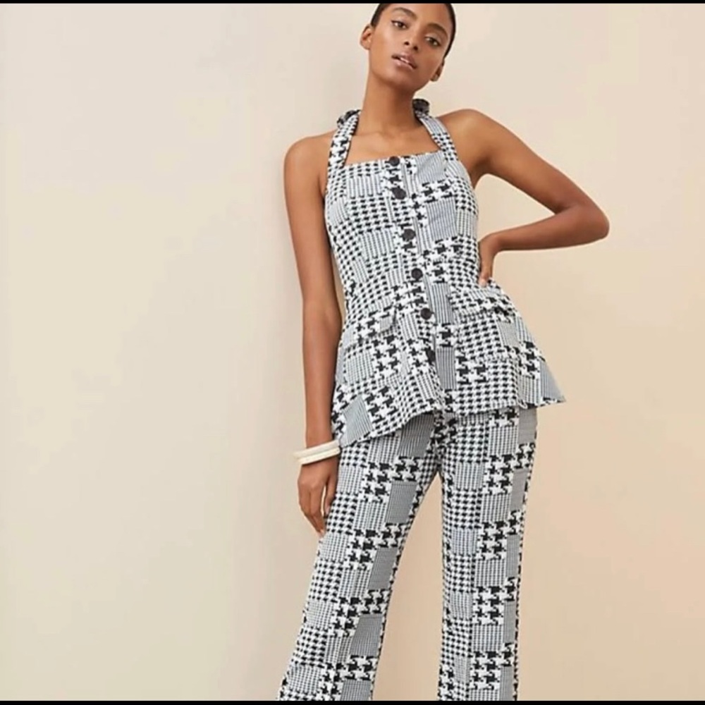 Anthropologie x Eva Franco Halter & Flare Capri 2 Piece Set